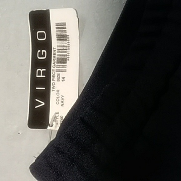 Virgo dark navy pantsuit size 14 nwt - Picture 8 of 11